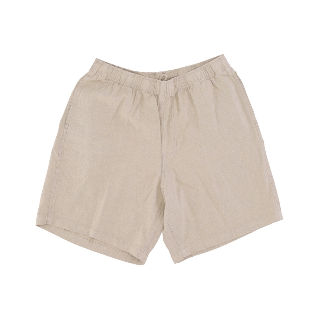 pantalone corto uomo easy linen short OATMEAL