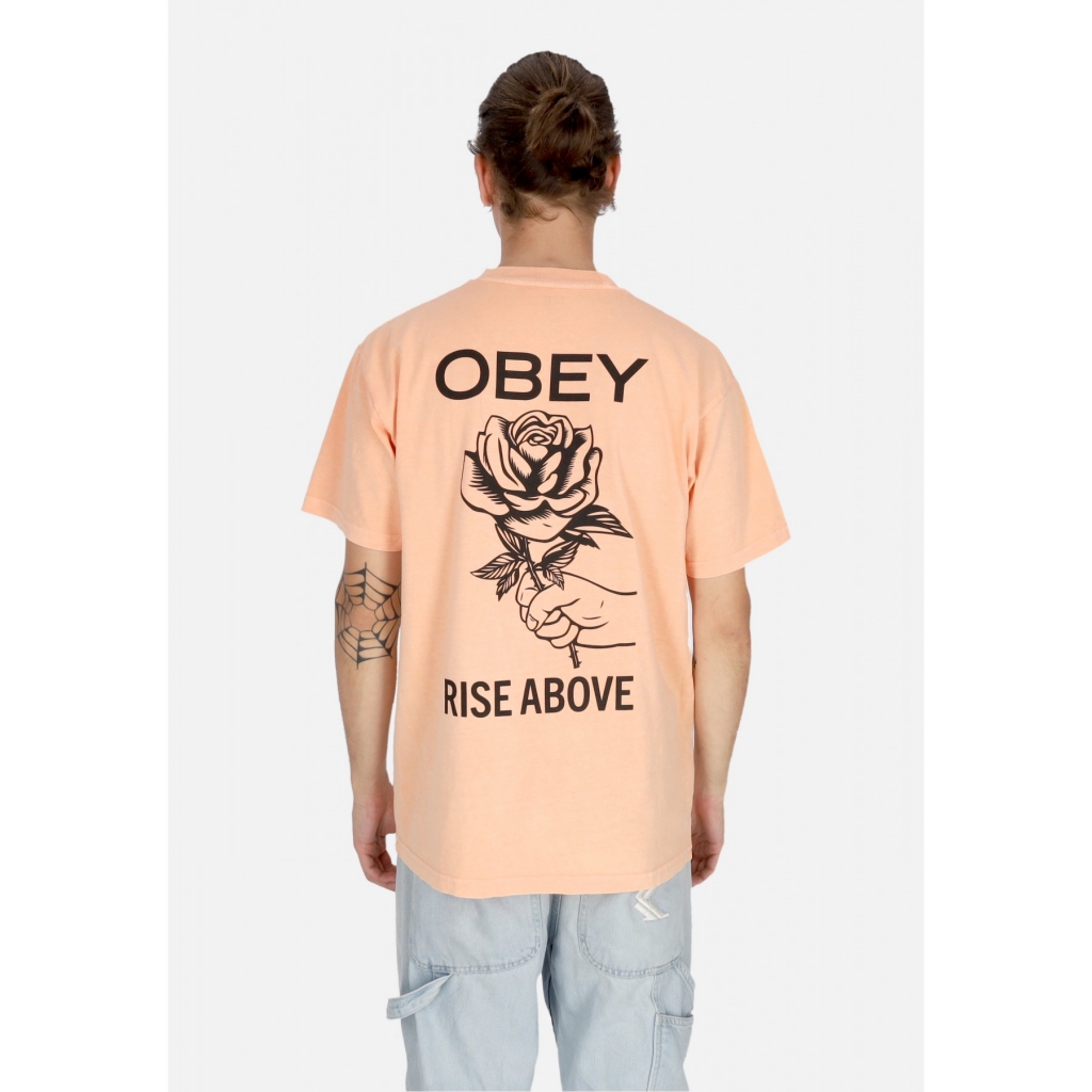 maglietta uomo rise above rose classic pigment tee PIGMENT PEACH PARFAIT