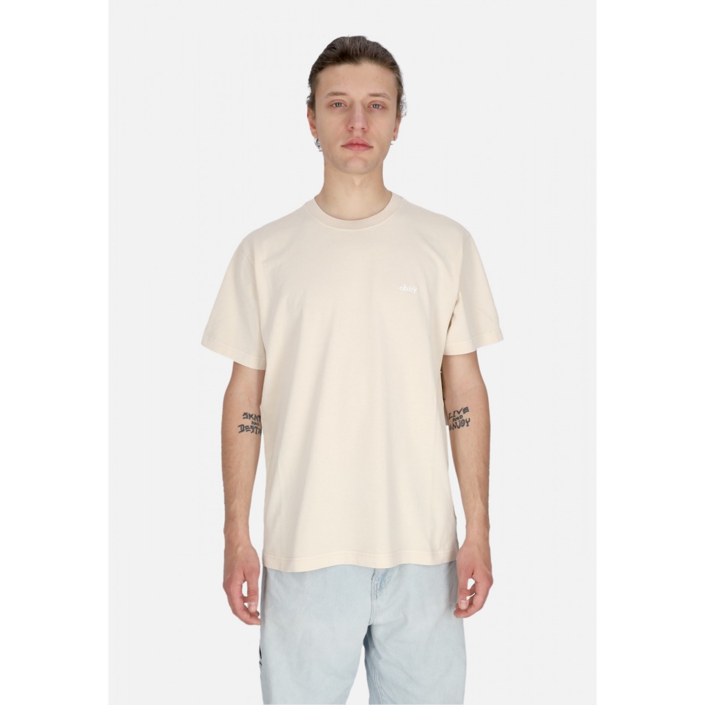 maglietta uomo lowercase pigment tee PIGMENT CLAY