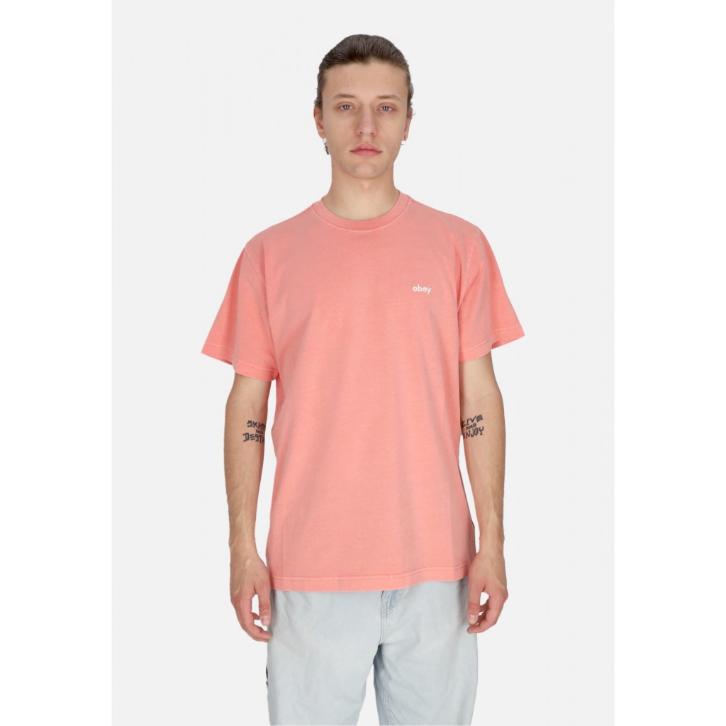 maglietta uomo lowercase pigment tee PIGMENT SHELL PINK