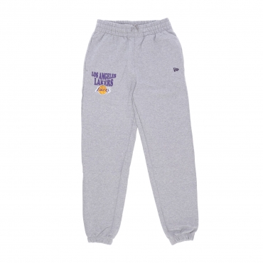 pantalone tuta leggero uomo nba script relaxed jogger loslak HEATHER GREY/TRUE PURPLE