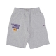 pantalone corto tuta uomo nba script oversize shorts loslak HEATHER GREY/TRUE PURPLE