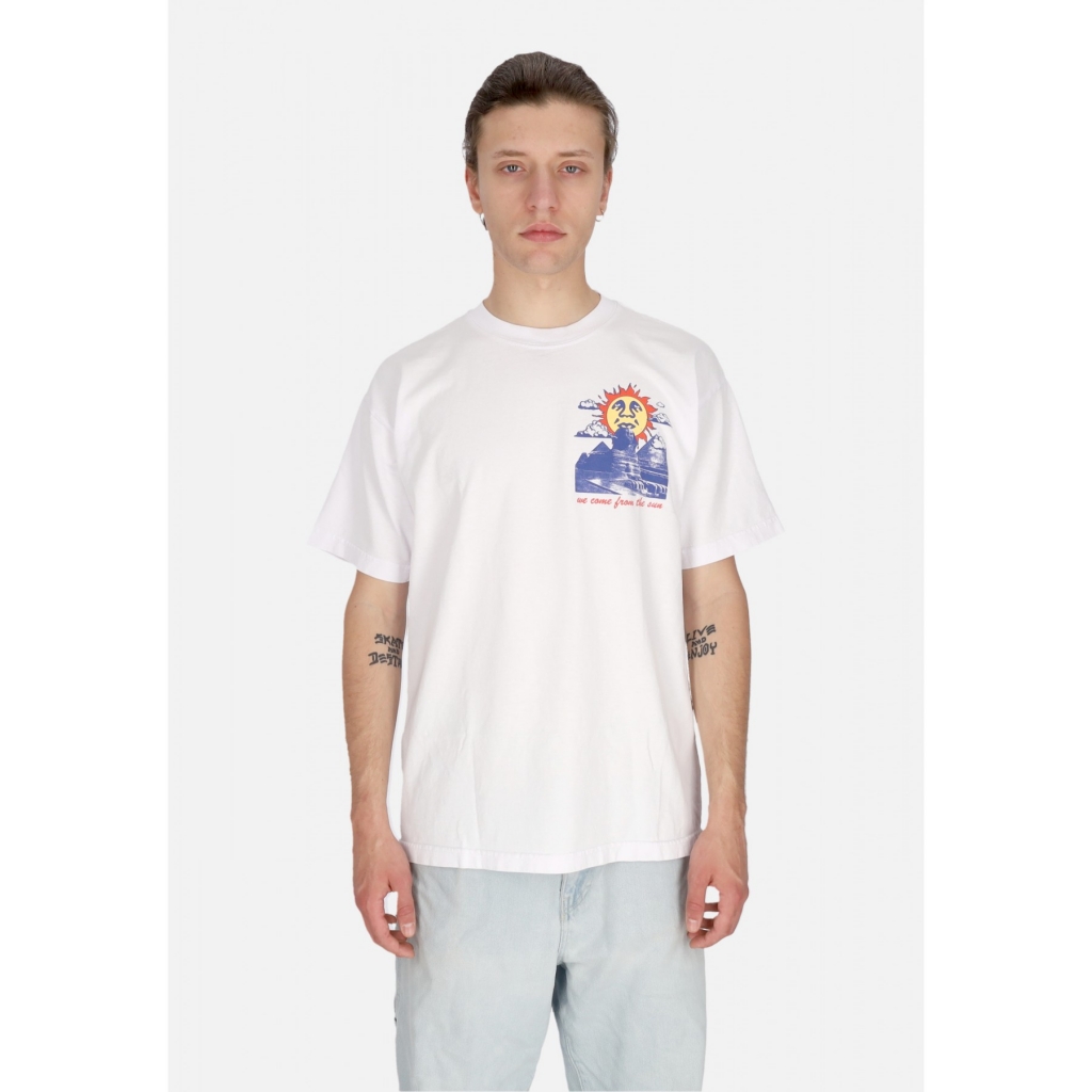 maglietta uomo we come from the sun heavyweight tee WHITE