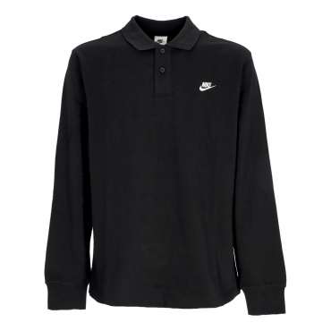 polo manica lunga uomo club l/s polo BLACK/WHITE