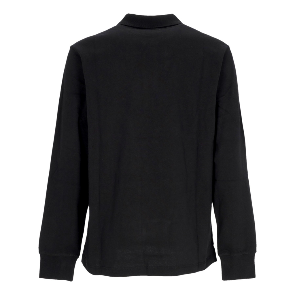 polo manica lunga uomo club l/s polo BLACK/WHITE