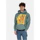 felpa cappuccio uomo heat wave po hoodie SAGE