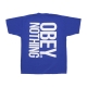 maglietta uomo nothing heavyweight classic box tee SURF BLUE