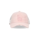 cappellino visiera curva donna mlb velour trucker losdod LIGHT LOW PINK