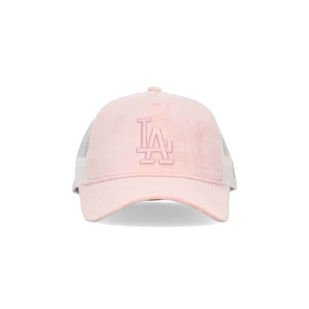 cappellino visiera curva donna mlb velour trucker losdod LIGHT LOW PINK