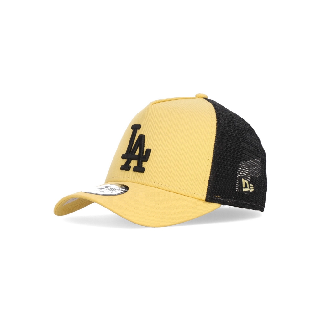 cappellino visiera curva uomo mlb league essential trucker losdod POWER YELLOW/BLACK