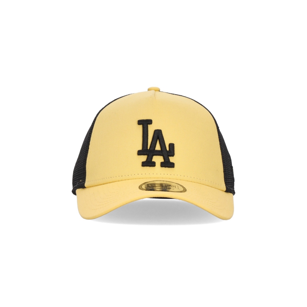 cappellino visiera curva uomo mlb league essential trucker losdod POWER YELLOW/BLACK