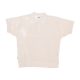 polo manica corta uomo duke mesh polo UNBLEACHED