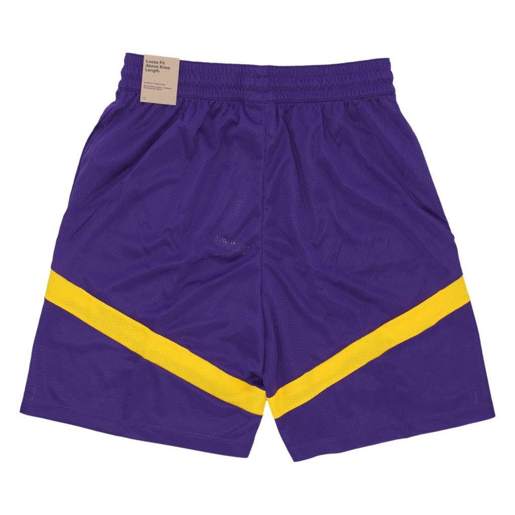 pantaloncino tipo basket uomo nba practice icon+ 8in dri-fit short loslak FIELD PURPLE/AMARILLO/AMARILLO