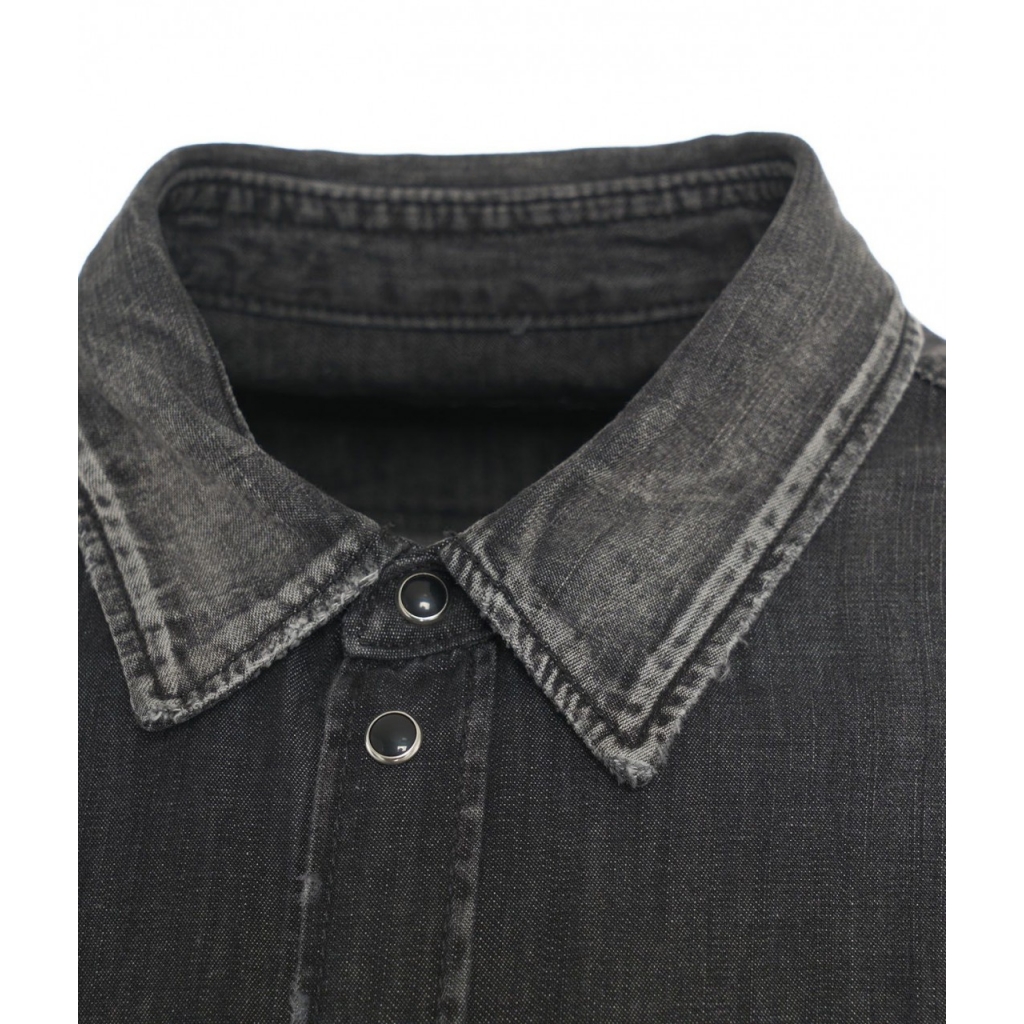 Camicia in denim nero