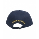 Cappello da baseball con logo blu scuro