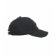 Baseball cap con logo nero