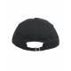 Baseball cap con logo nero