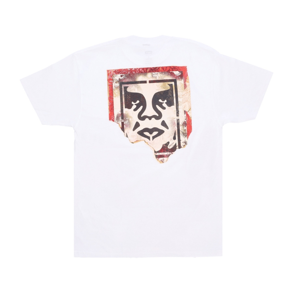 maglietta uomo ripped icon classic tee WHITE