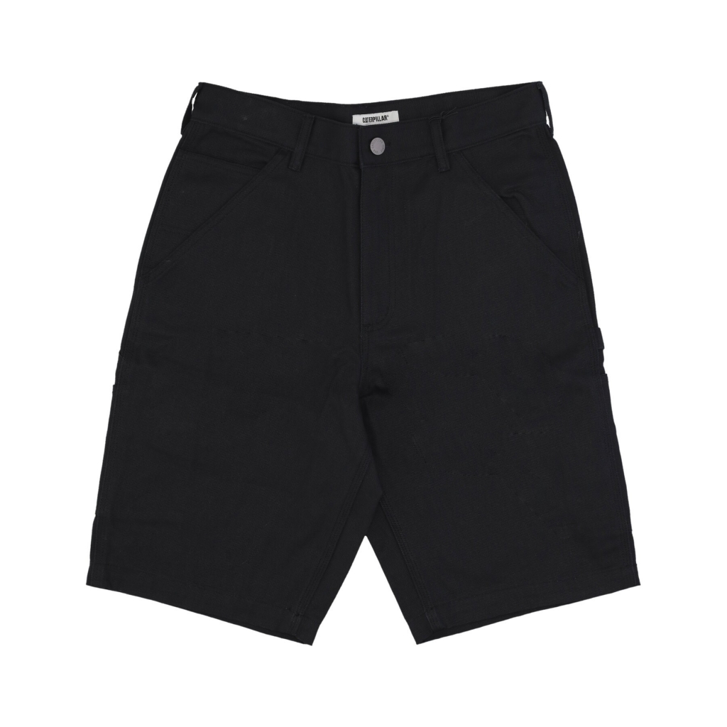 pantalone corto uomo canvas carpenter short BLACK