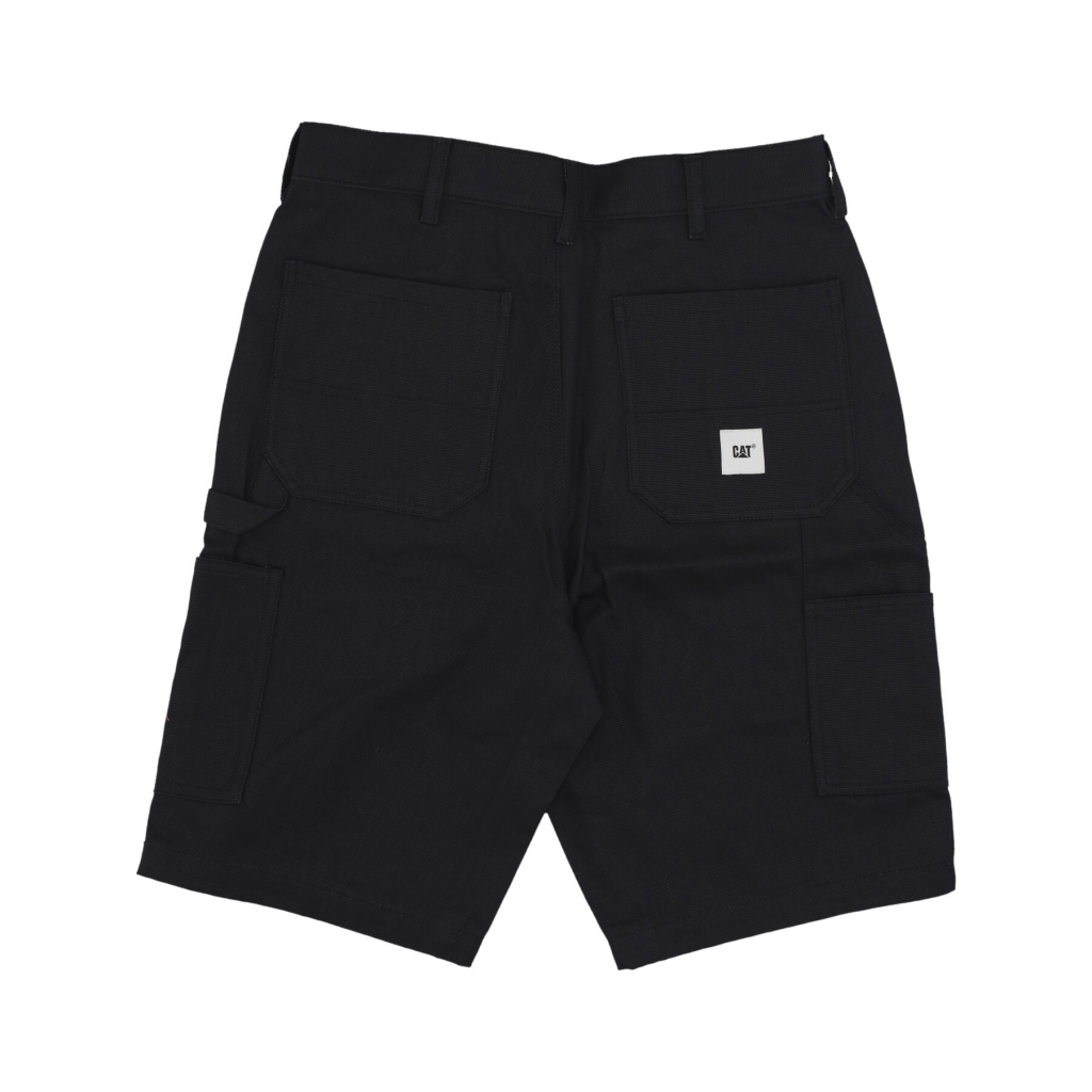 pantalone corto uomo canvas carpenter short BLACK