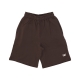 pantalone corto tuta uomo logo oversized short BROWN