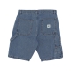 jeans corto uomo denim carpenter short BLUE DENIM