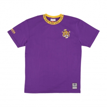 maglietta uomo ncaa jacquard ringer logo tee loutig PURPLE