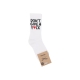 calza media uomo give a sock WHITE