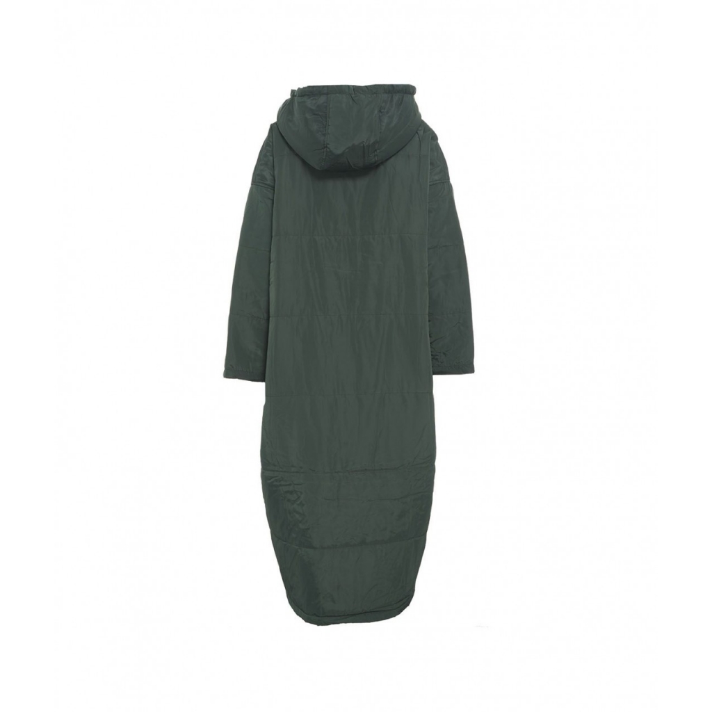 Maxi piumino con stampa Forest verde scuro