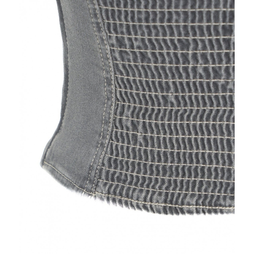 Corsetto in denim Maoki grigio