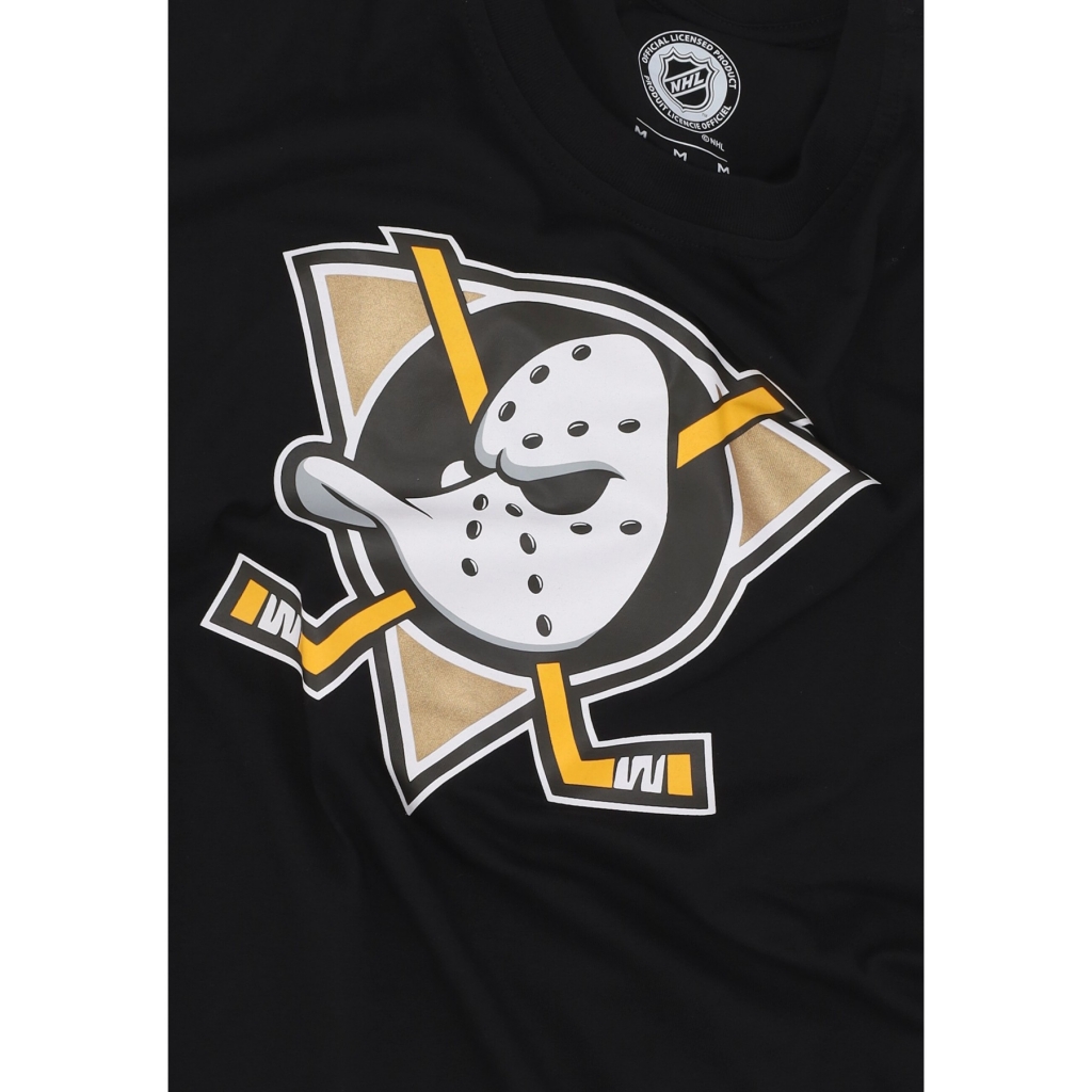 maglietta uomo nhl primary logo graphic tee anaduc BLACK