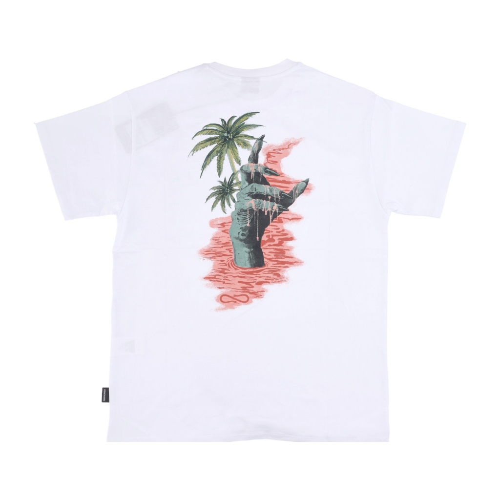 maglietta uomo scarful undead tee WHITE