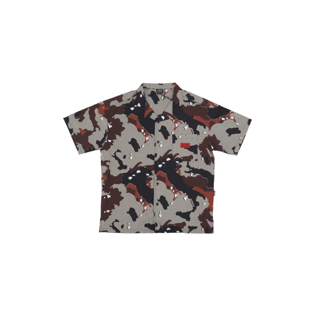 camicia manica corta uomo desert commando shirt CAMO