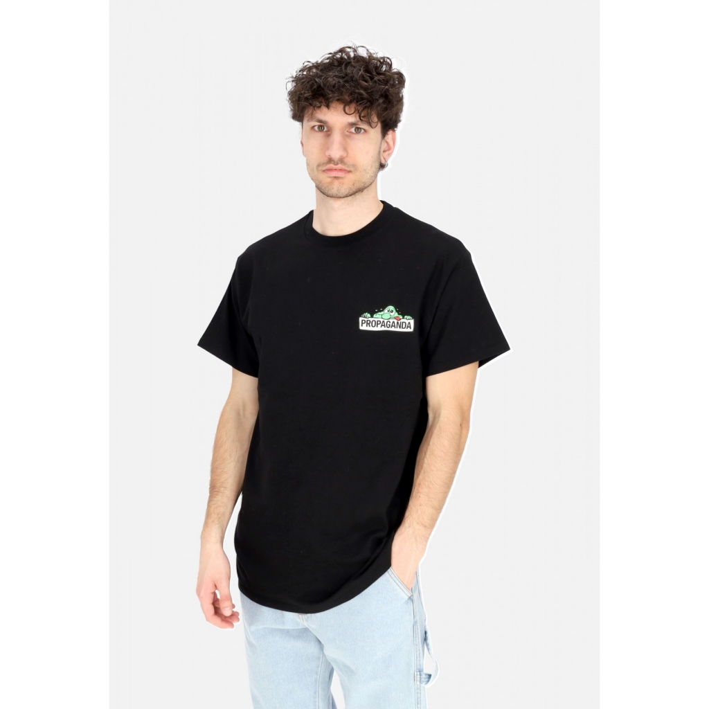 maglietta uomo slimer tee BLACK