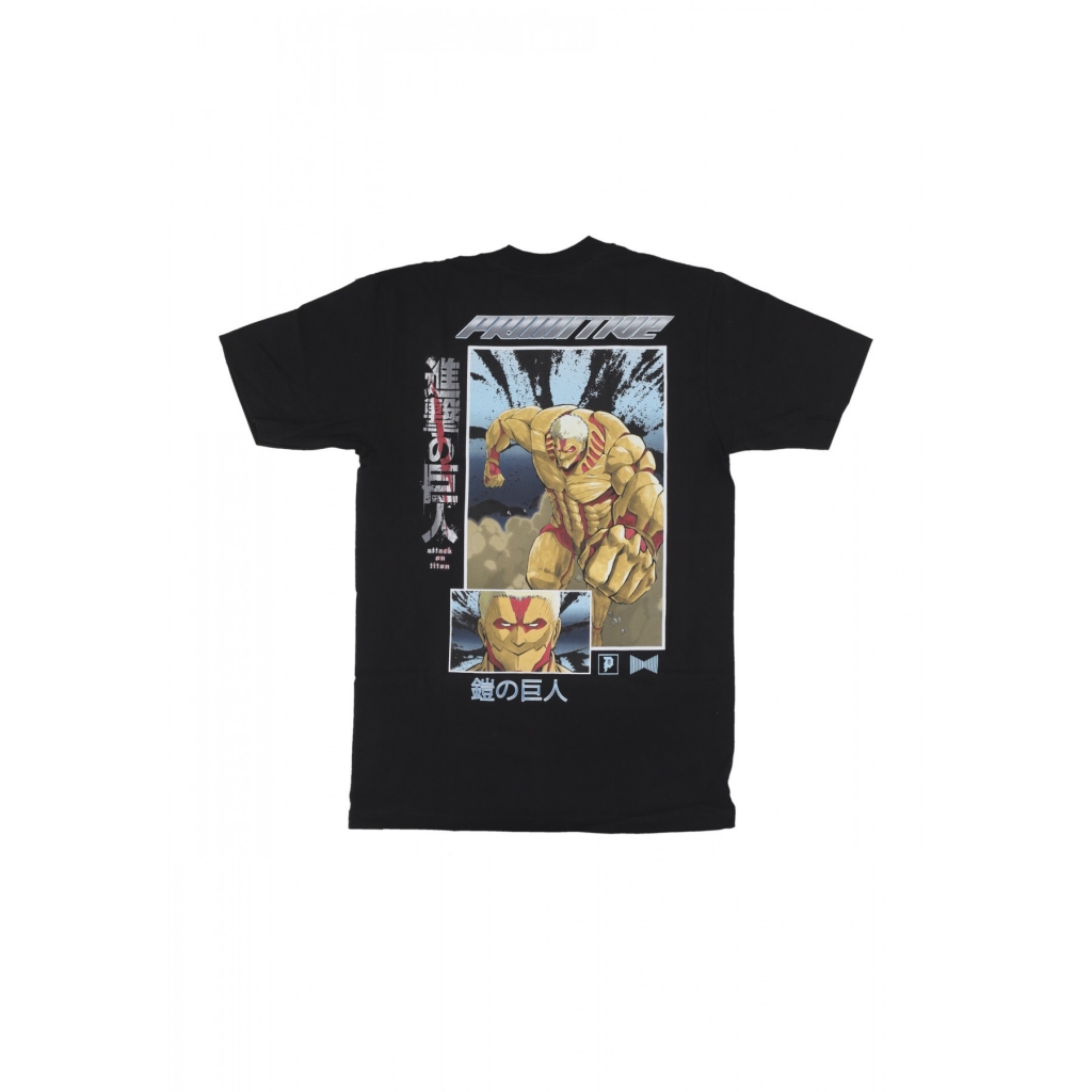 maglietta uomo armored hw tee x attack on titan BLACK