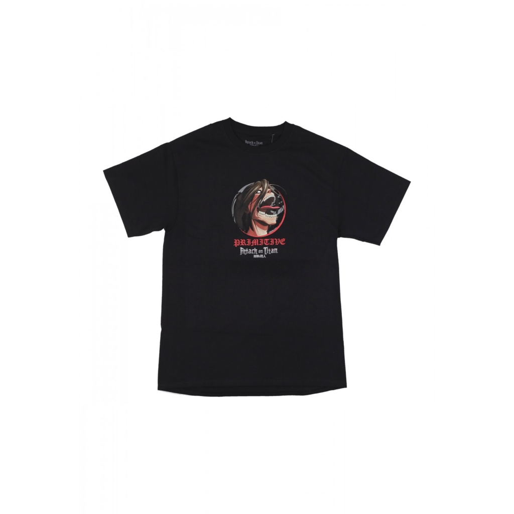 maglietta uomo future memory tee x attack on titan BLACK