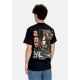 maglietta uomo mikasa tee x attack on titan BLACK