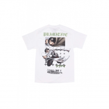 maglietta uomo scout tee x attack on titan WHITE