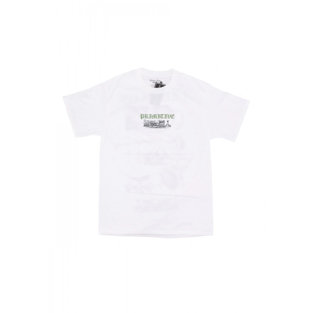 maglietta uomo scout tee x attack on titan WHITE