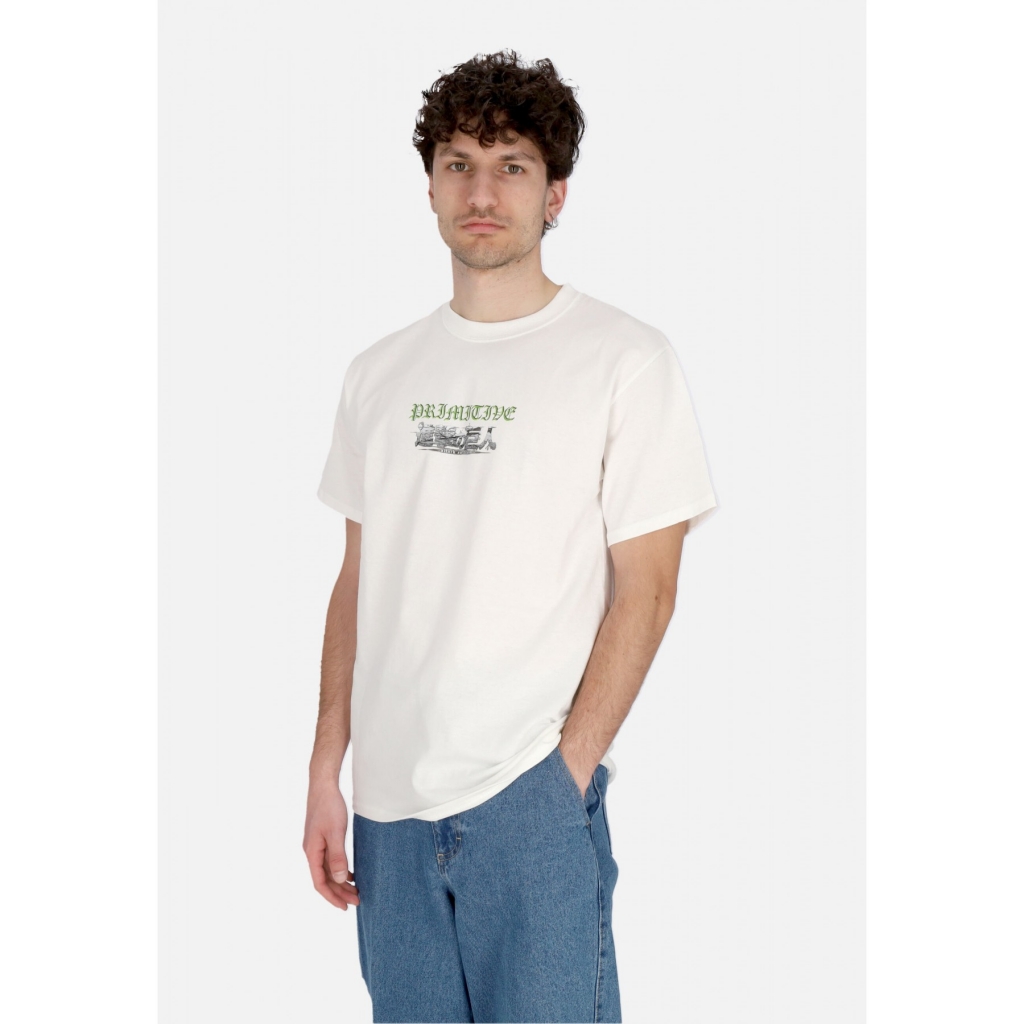 maglietta uomo scout tee x attack on titan WHITE