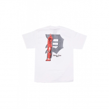 maglietta uomo colossal dirty p tee x attack on titan WHITE