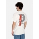 maglietta uomo colossal dirty p tee x attack on titan WHITE