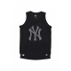 canotta tipo basket uomo mlb imprint tank new city neyyan JET BLACK