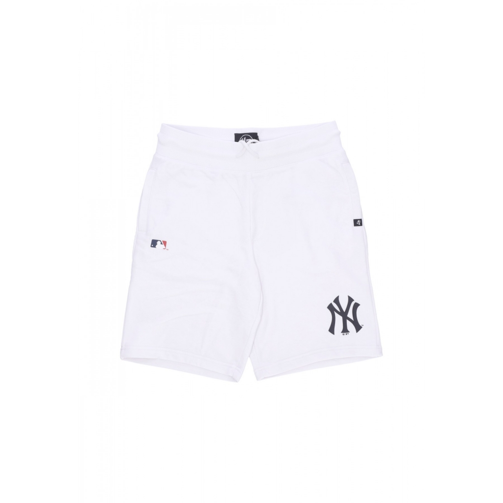 pantalone corto tuta uomo mlb imprint helix shorts neyyan WHITE WASH