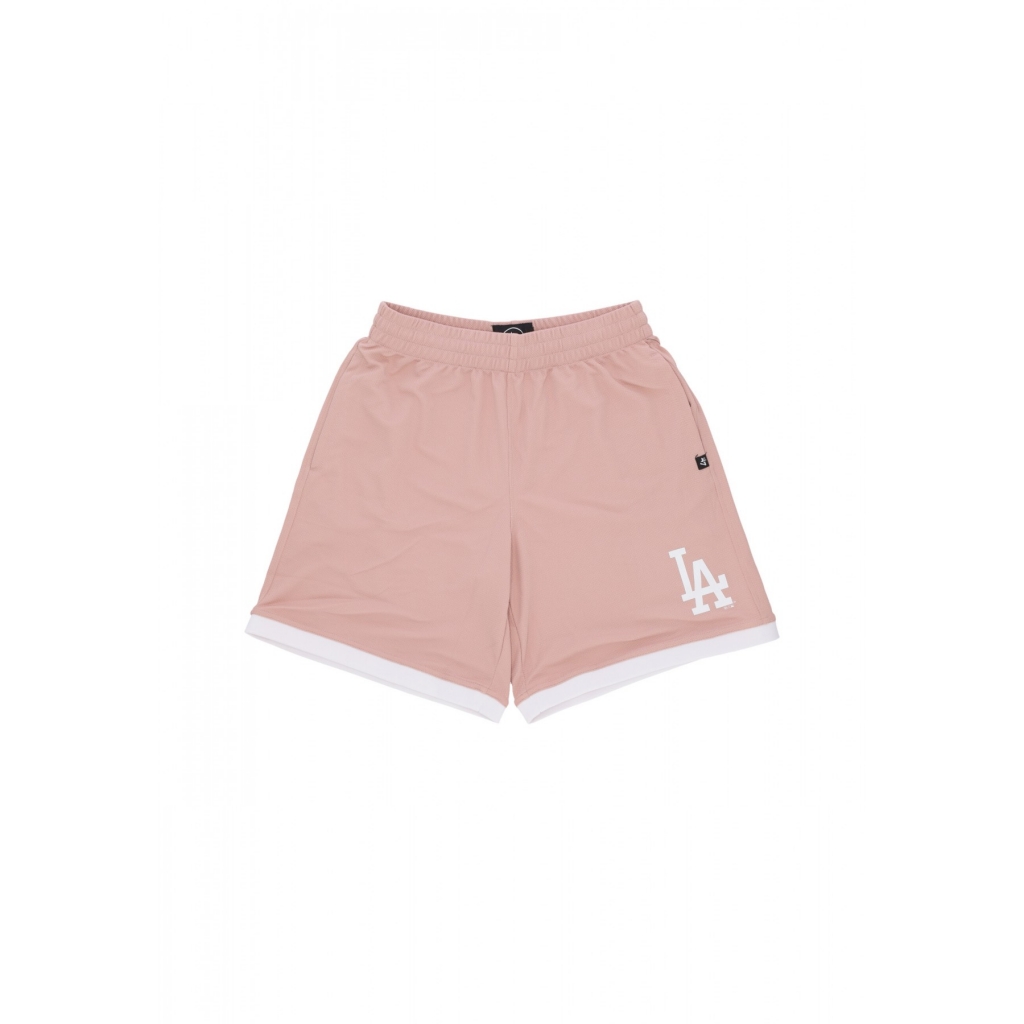 pantaloncino tipo basket uomo mlb imprint shorts new city losdod DUSTY MAUVE