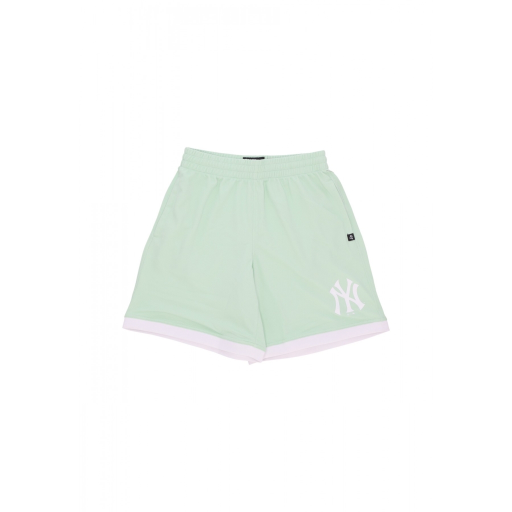 pantaloncino tipo basket uomo mlb imprint shorts new city neyyan ALOE