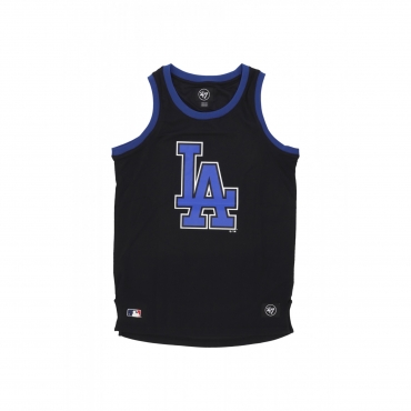 canotta tipo basket uomo mlb imprint tank new city losdod JET BLACK