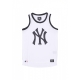 canotta tipo basket uomo mlb imprint tank new city neyyan WHITE WASH