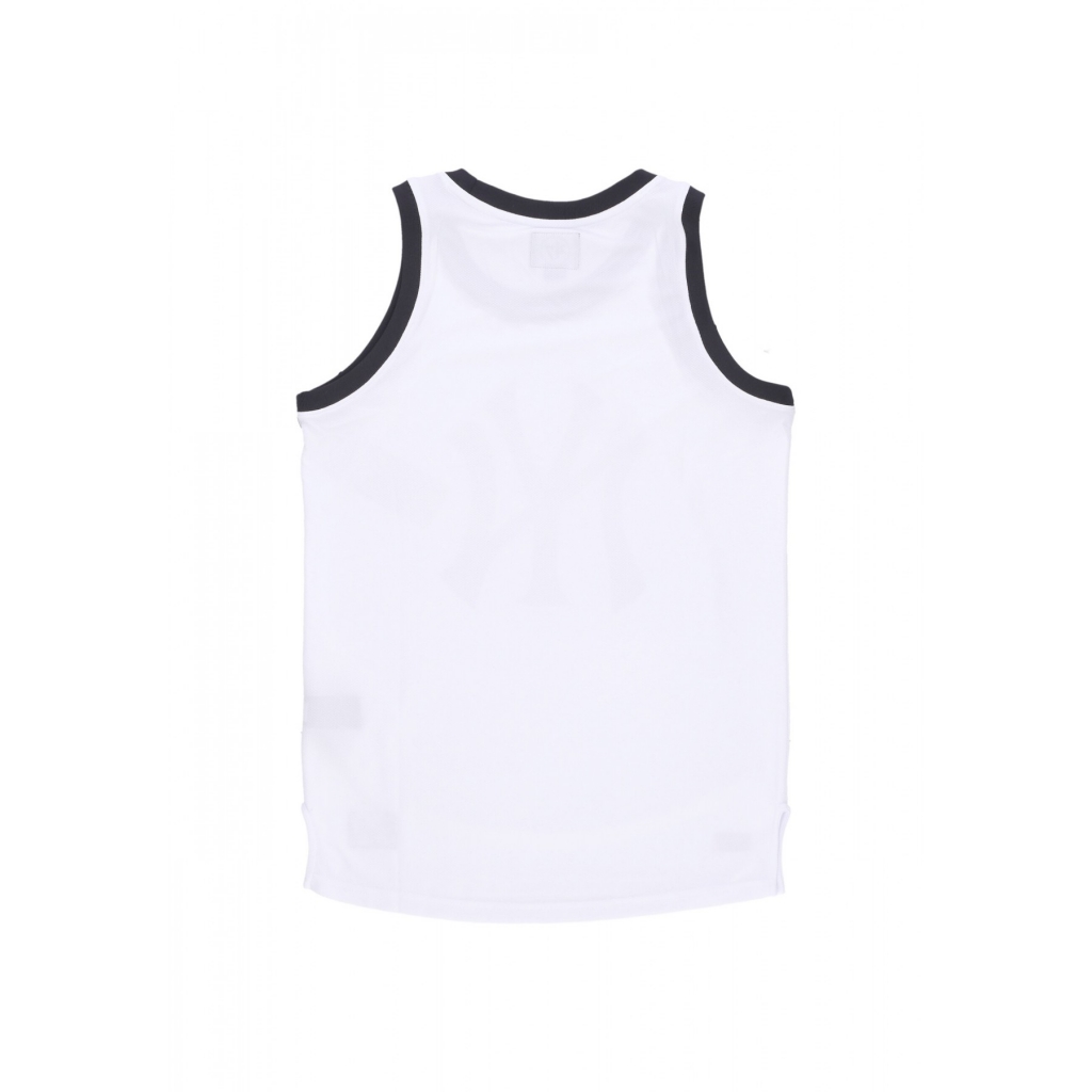 canotta tipo basket uomo mlb imprint tank new city neyyan WHITE WASH