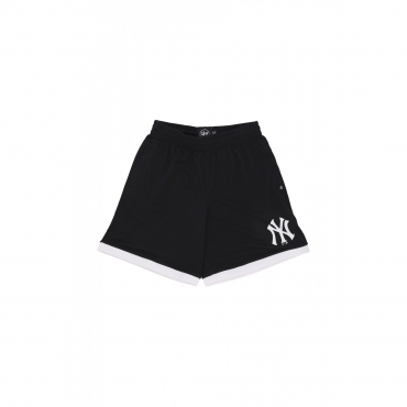 pantaloncino tipo basket uomo mlb imprint shorts new city neyyan JET BLACK